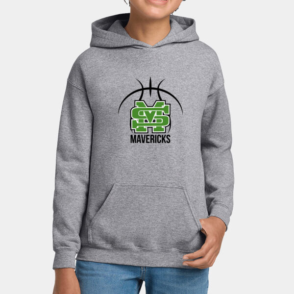 Stockton Lady Mavericks Youth Heavy Blend Hooded Sweatshirt Thumbnail